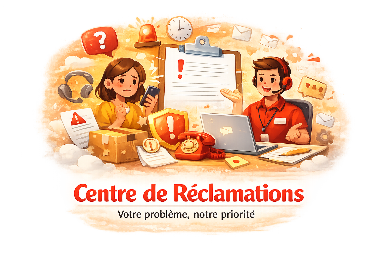 Illustration réclamations